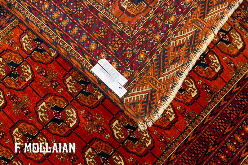 Tappeto Antico Splendido Turkmeno Bukhara (russo) n°:38543554